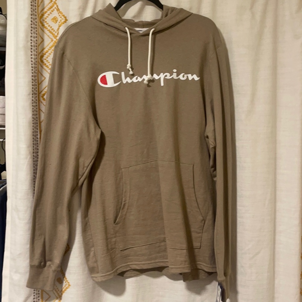 champion hooded long sleeve